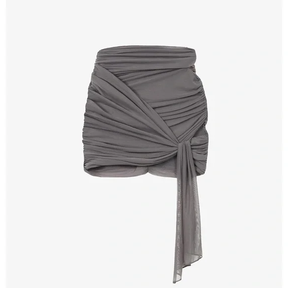 HOUSE OF CB 'Rokael' Shadow Layered Mini Skirt NWOT - Picture 4 of 13